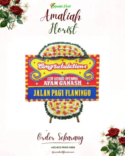 Bunga Papan Congratulation di Berangbang